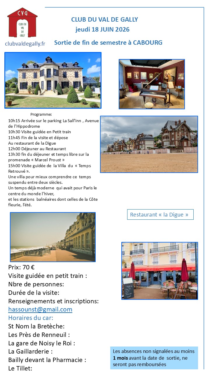 UNE JOURNEE A CABOURG