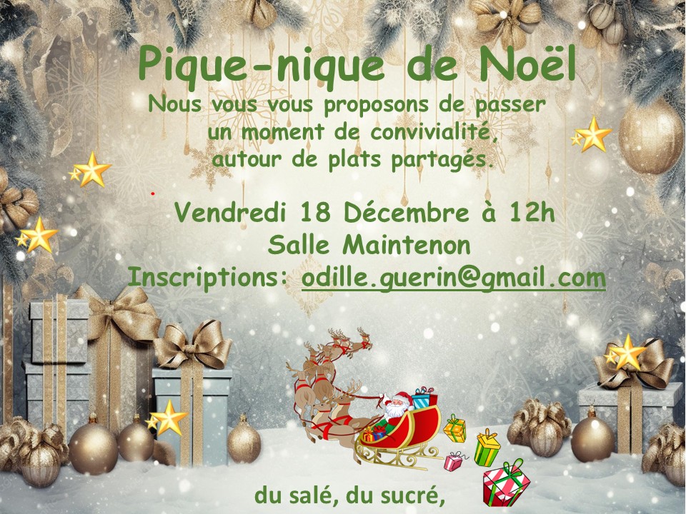 PIQUE-NIQUE DE NOËL